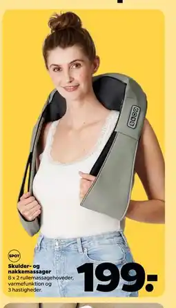 Netto Skulder- og nakkemassager, DKK 199 tilbud