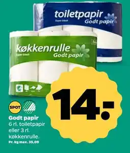Netto Godt papir, DKK 14 tilbud