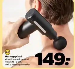 Netto Massagepistol, DKK 149 tilbud