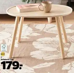 Netto Sofabord i træ, DKK 179 tilbud