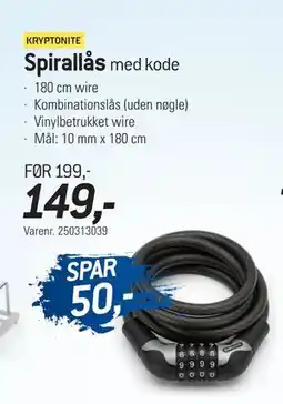 Thansen Spirallås, DKK 149 tilbud