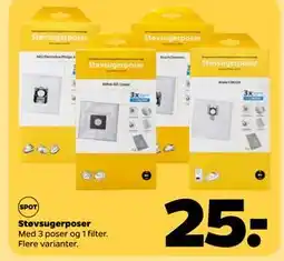 Netto Støvsugerposer, DKK 25 tilbud