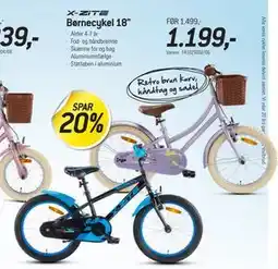 Thansen Børnecykel 18, DKK 1199 tilbud