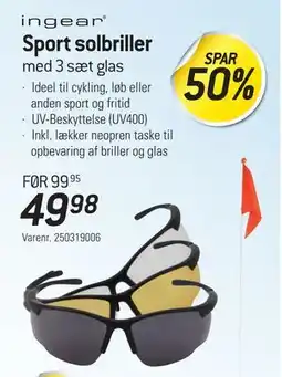 Thansen Sport solbriller, DKK 49.98 tilbud