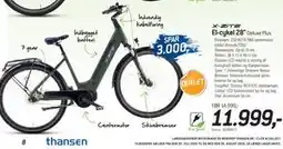 Thansen El-cykel 28, DKK 11999 tilbud