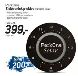Thansen Elektronisk p-skive, DKK 399 tilbud
