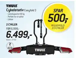 Thansen Cykelstativ, DKK 6499 tilbud
