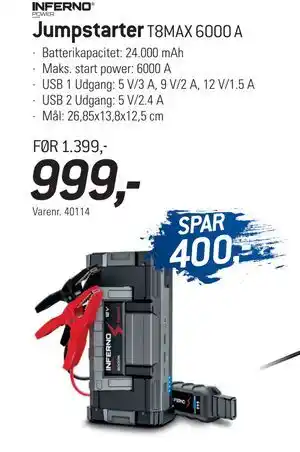 Thansen Jumpstarter, DKK 999 tilbud