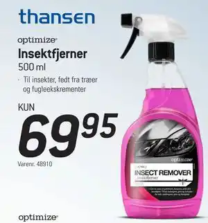 Thansen Insektfjerner, DKK 69.95 tilbud