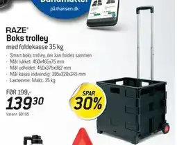 Thansen Boks trolley, DKK 139.3 tilbud
