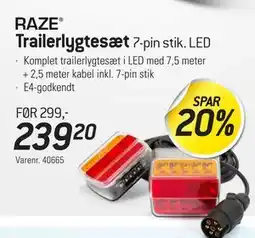 Thansen Trailerlygtesæt, DKK 239.2 tilbud