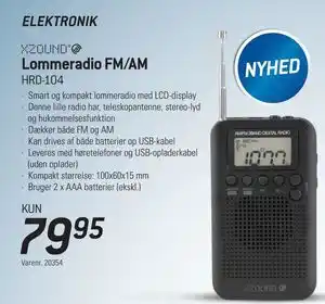 Thansen Lommeradio FM/AM, DKK 79.95 tilbud