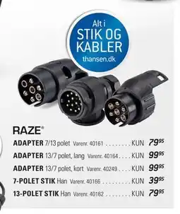 Thansen Alt i STIK OG KABLER tilbud