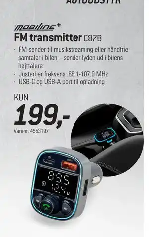 Thansen FM transmitter, DKK 199 tilbud