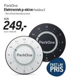 Thansen Elektronisk p-skive, DKK 249 tilbud