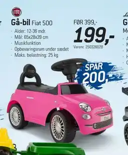 Thansen Gå-bil, DKK 199 tilbud