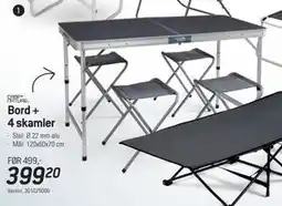 Thansen Bord + 4 skamler, DKK 399.2 tilbud