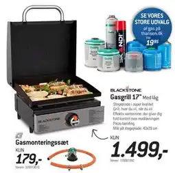 Thansen Gasgrill 17, DKK 1499 tilbud