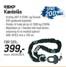 Thansen Kædelås, DKK 399 tilbud