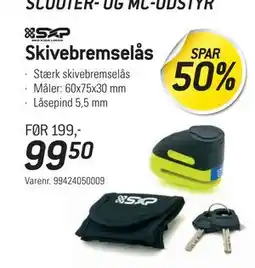 Thansen Skivebremselås, DKK 99.5 tilbud