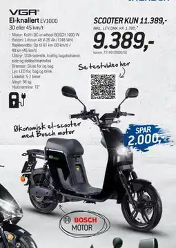 Thansen El-knallert, DKK 9389 tilbud