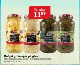 Poetzsch Padborg Hofgut grønsager på glas, DKK 11.99 tilbud