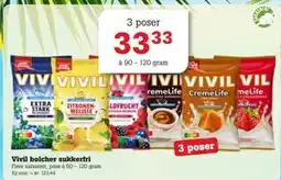 Poetzsch Padborg Vivil bolcher sukkerfri, DKK 33.33 tilbud
