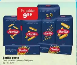 Poetzsch Padborg Barilla pasta, DKK 9.99 tilbud