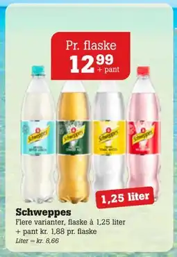 Poetzsch Padborg Schweppes, DKK 12.99 tilbud