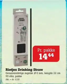 Poetzsch Padborg Rietjes Drinking Straw, DKK 14.44 tilbud