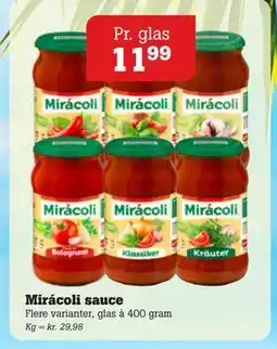 Poetzsch Padborg Mirácoli sauce, DKK 11.99 tilbud