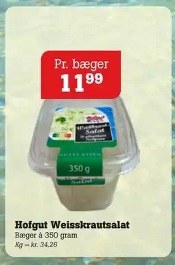 Poetzsch Padborg Hofgut Weisskrautsalat, DKK 11.99 tilbud