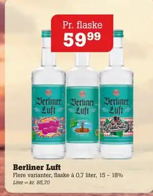 Poetzsch Padborg Berliner Luft, DKK 59.99 tilbud
