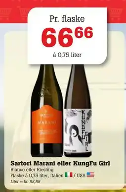 Poetzsch Padborg Sartori Marani eller KungFu Girl, DKK 66.66 tilbud