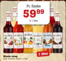 Poetzsch Padborg Monin sirup, DKK 59.99 tilbud