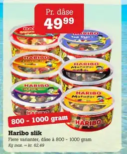 Poetzsch Padborg Haribo slik, DKK 49.99 tilbud