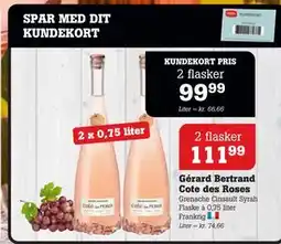 Poetzsch Padborg Gérard Bertrand Cote des Roses, DKK 111.99, Medlemspris tilbud