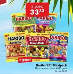Poetzsch Padborg Haribo XXL Maxipack, DKK 33.33 tilbud