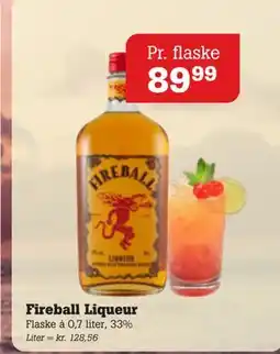 Poetzsch Padborg Fireball Liqueur, DKK 89.99 tilbud