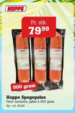 Poetzsch Padborg Hoppe Spegepølse, DKK 79.99 tilbud