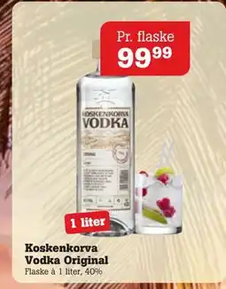 Poetzsch Padborg Koskenkorva Vodka Original, DKK 99.99 tilbud