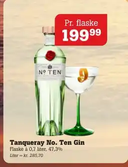 Poetzsch Padborg Tanqueray No. Ten Gin, DKK 199.99 tilbud