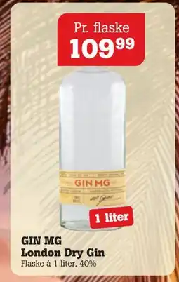 Poetzsch Padborg GIN MG London Dry Gin, DKK 109.99 tilbud