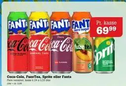 Poetzsch Padborg Coca-Cola, FuzeTea, Sprite eller Fanta, DKK 69.99 tilbud