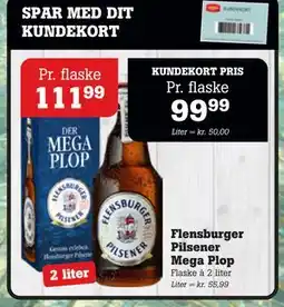 Poetzsch Padborg Flensburger Pilsener Mega Plop, DKK 111.99, Medlemspris tilbud