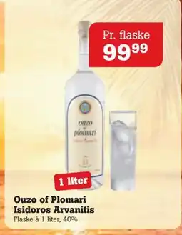 Poetzsch Padborg Ouzo of Plomari Isidoros Arvanitis, DKK 99.99 tilbud