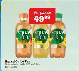Poetzsch Padborg Aqua d'Or Ice Tea, DKK 49.99 tilbud
