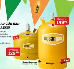 Poetzsch Padborg Kosan flaskegas tilbud