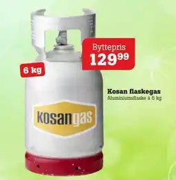 Poetzsch Padborg Kosan flaskegas, DKK 129.99 tilbud