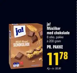 Poetzsch Padborg ja! Müslibar med chokolade, DKK 11.78 tilbud